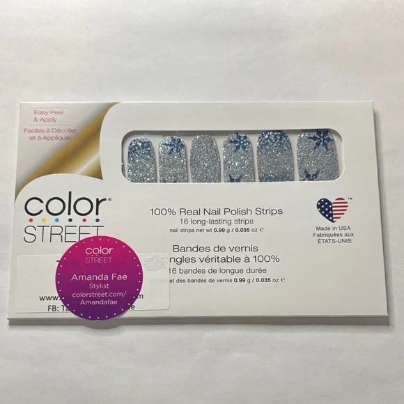 Ice Ice Maybe Color Street retired Christmas snowflake - Picture 1 of 2